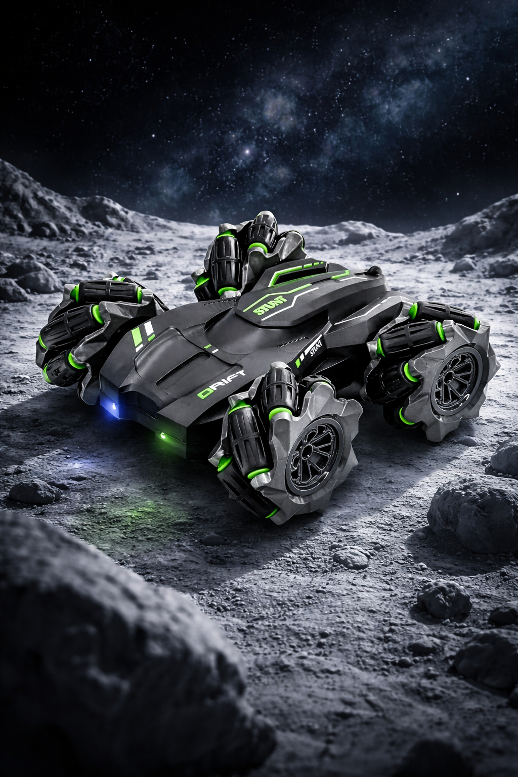 Zenvyra Double Sided RC Stunt Car with 360 Rotation| Rechargeable Remote Control Drift Car