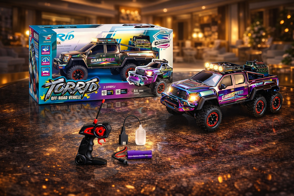 Zenvyra Torrid Off-Road RC Beast Spray effect, LED lights & full-function controls—built for action-packed fun and unstoppable adventures.