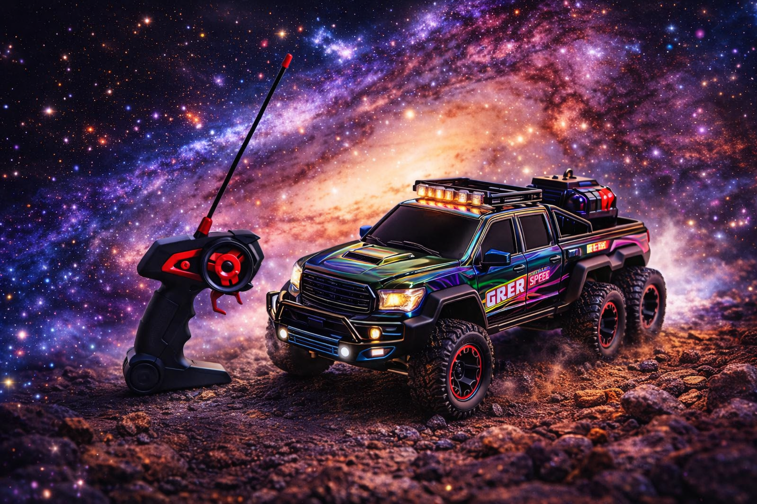 Zenvyra Torrid Off-Road RC Beast Spray effect, LED lights & full-function controls—built for action-packed fun and unstoppable adventures.