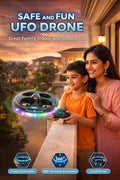 Zenvyra UFO Flying Drone Toy with Remote Control LED,360? Spin ,Anti-Crash