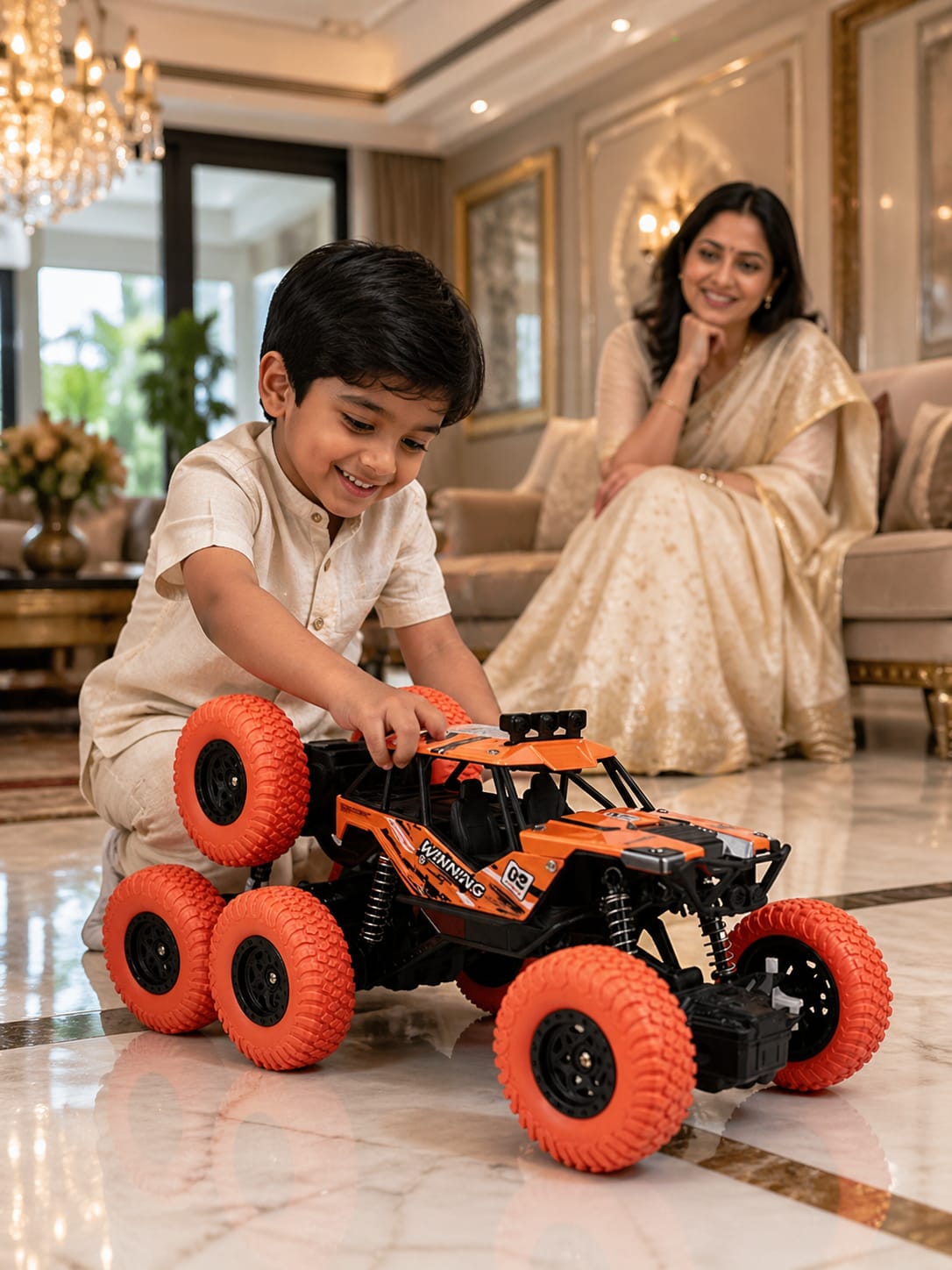 Zenvyra 8 Wheel Big R/C Crawler Remote Control RC