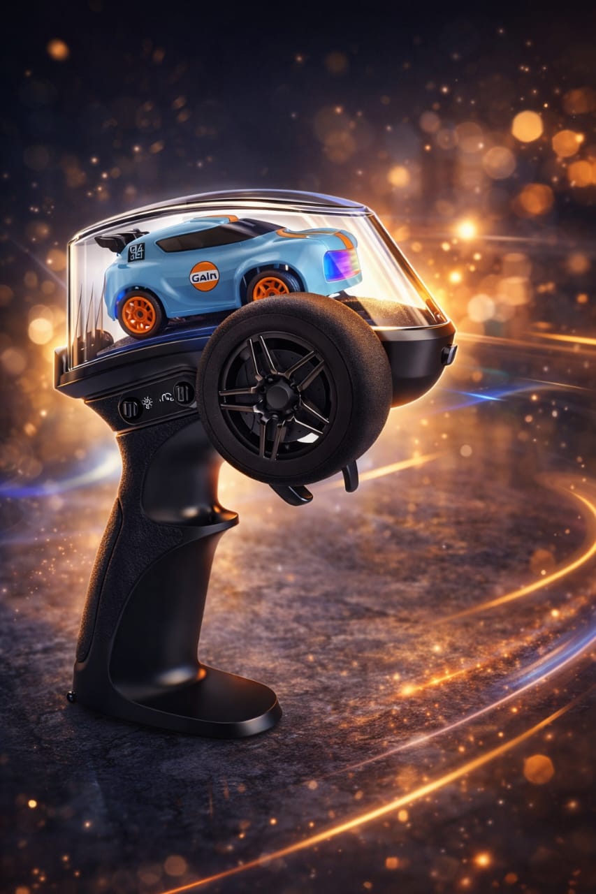 Zenvyra Subtler Rc Mini Drift Car with Led Lights|2.4Hz Remote Control Racing Car