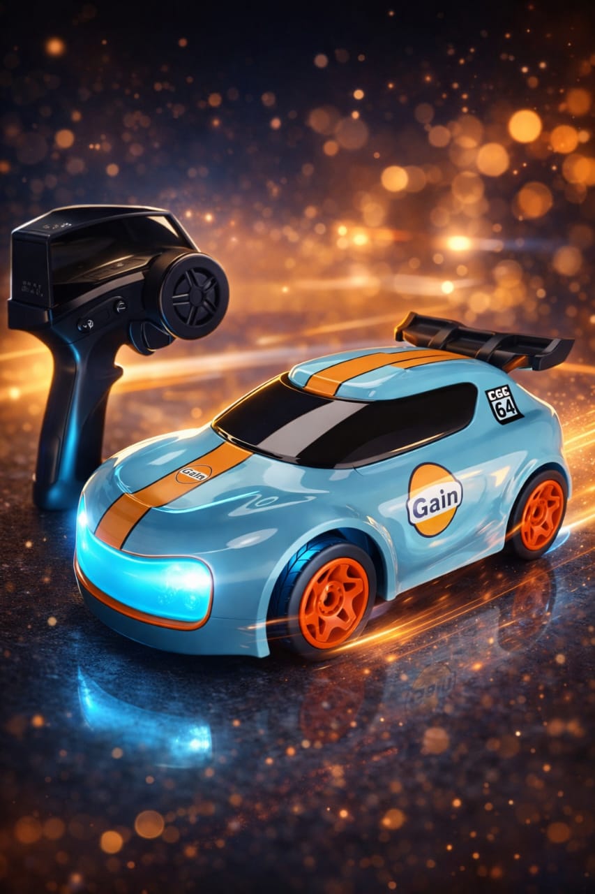 Zenvyra Subtler Rc Mini Drift Car with Led Lights|2.4Hz Remote Control Racing Car