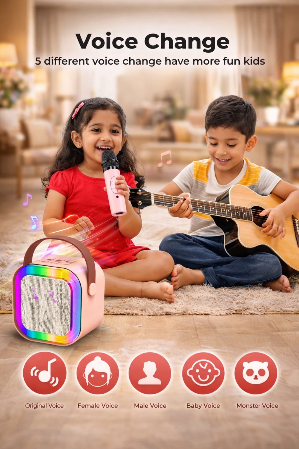 Zenvyra K12 Karaoke Bluetooth Speaker and Mic