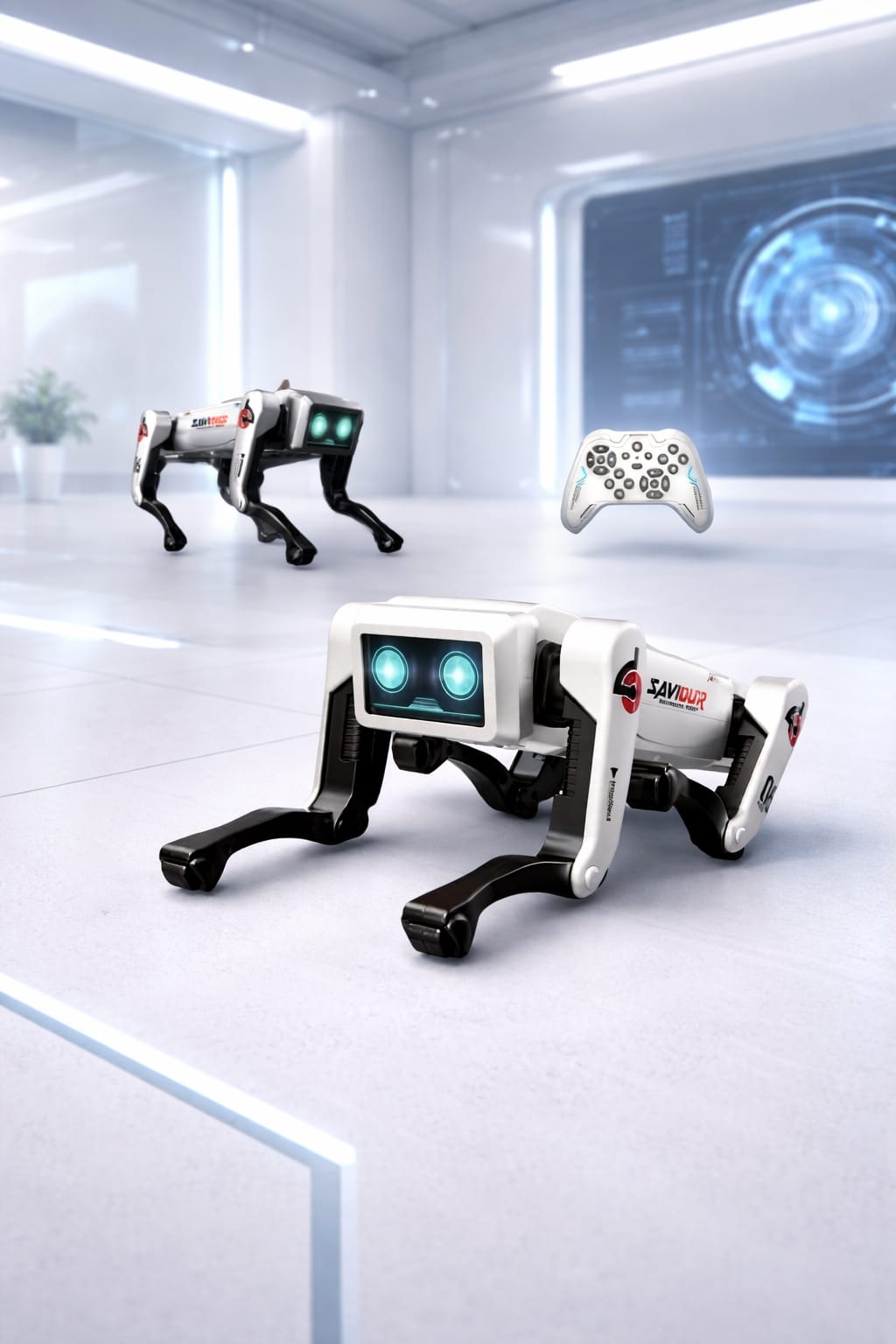 Zenvyra 2.4 Hz Big AI Robot With Mechanical Remote Control Smart Robot Pet