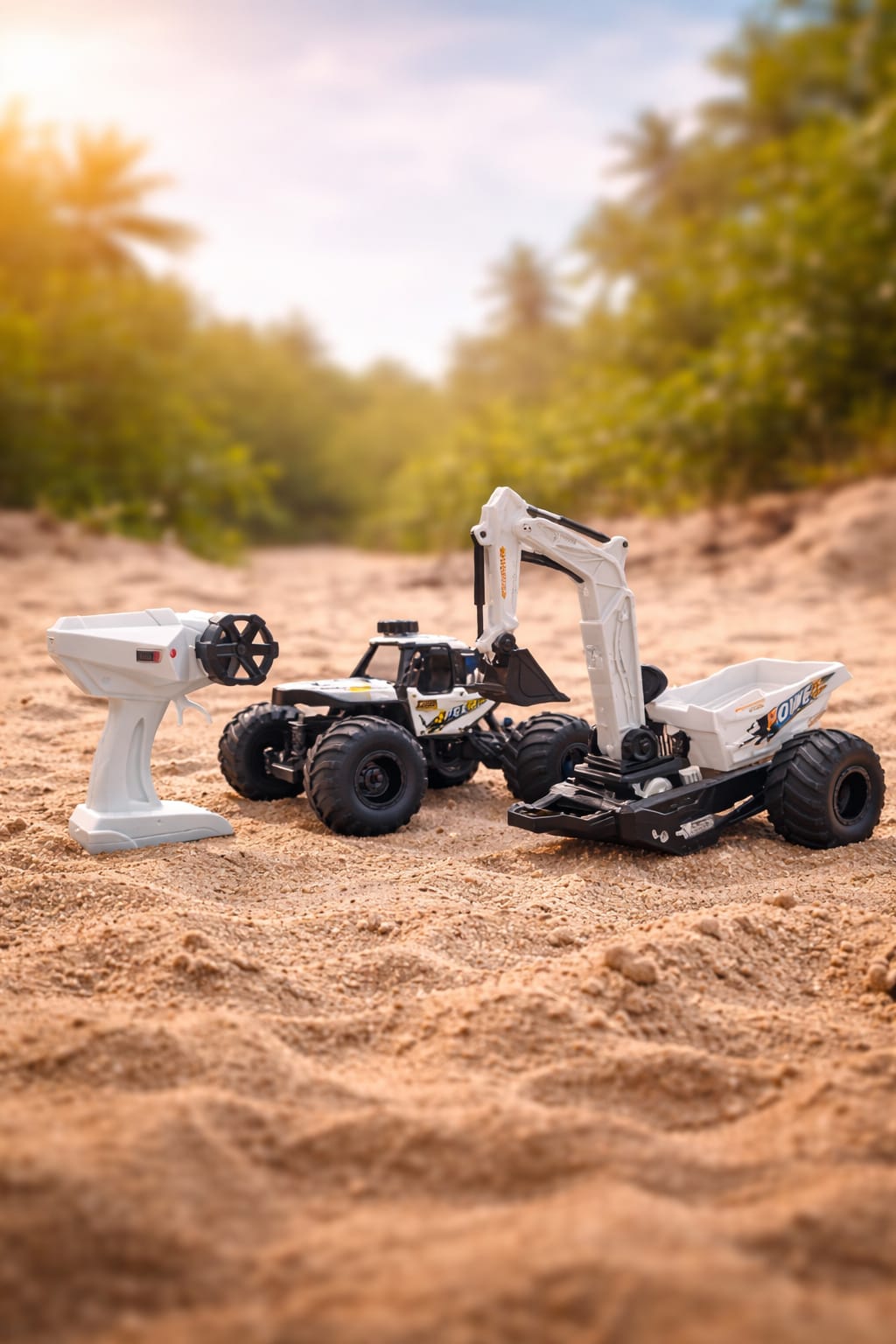 Zenvyra 2-IN-1 2-in-1 Remote Control  Off-Road Smoke Vehicle