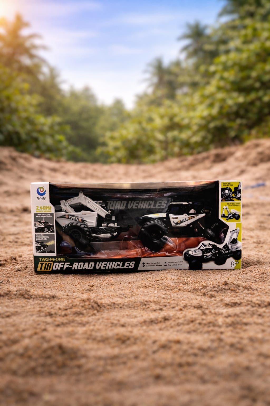 Zenvyra 2-IN-1 2-in-1 Remote Control  Off-Road Smoke Vehicle