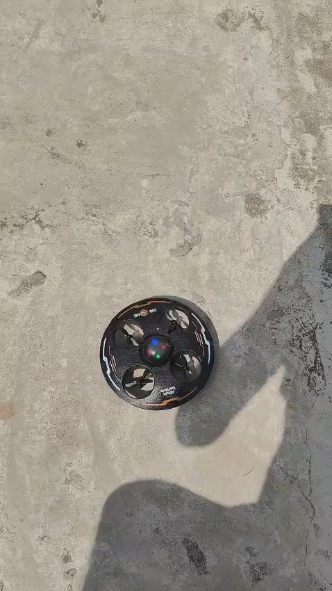 Zenvyra UFO Flying Drone Toy with Remote Control LED,360? Spin ,Anti-Crash